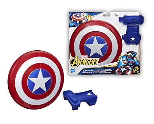 Marvel Avengers- Capitán América Escudo Y Guante (Hasbro B9944EU6)