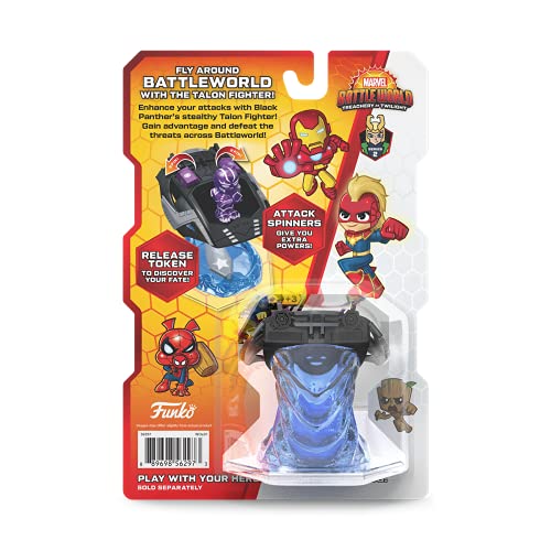 Marvel Battleworld: Series 2 Treachery at Twilight - Talon Fighter (Incluye Black Panther Exclusive) - Ideal para Mayores de 6 años