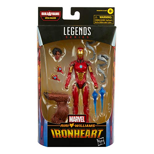 Marvel Classic Hasbro Series - Figura de Ironheart de 15 cm - Diseño y articulación Premium - Incluye 5 Accesorios y 1 Pieza de Figura para armar