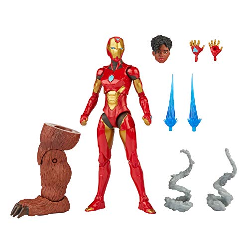 Marvel Classic Hasbro Series - Figura de Ironheart de 15 cm - Diseño y articulación Premium - Incluye 5 Accesorios y 1 Pieza de Figura para armar