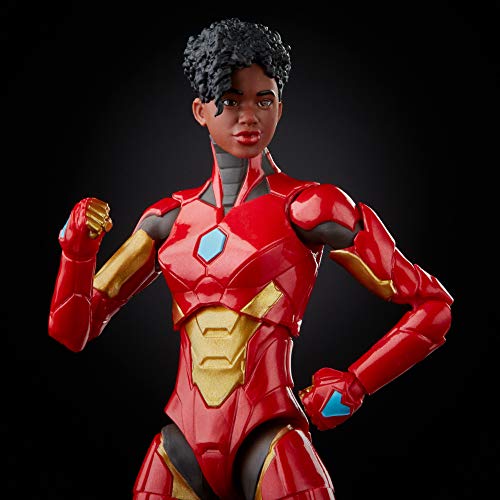 Marvel Classic Hasbro Series - Figura de Ironheart de 15 cm - Diseño y articulación Premium - Incluye 5 Accesorios y 1 Pieza de Figura para armar