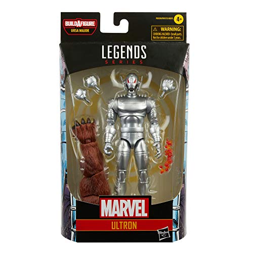 Marvel Classic Hasbro Series - Figura de Ultrón de 15 cm - Diseño y articulación Premium - Incluye 5 Accesorios y Pieza de Figura para armar