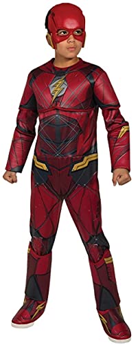 Marvel - Disfraz de Flash calidad Premium para niños, infantil 8-10 años (Rubie's 630977-L)