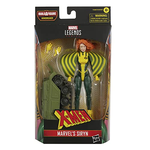 Marvel Legends Series - Figura de Siryn de los X-Men - Juguete de colección de 15 cm, con 2 Accesorios y 1 Pieza de Figura para armar