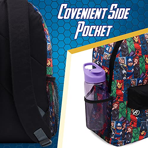 Marvel Mochilas Escolares De Los Vengadores, Mochilas Infantiles Para Niño De Los Superhéroes, Regalos Niños (Multicolor)