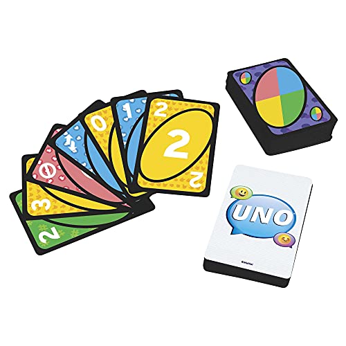 Mattel Games UNO Serie Icónica: Años 2010, juego de cartas para niños +7 años (Mattel GXV52)