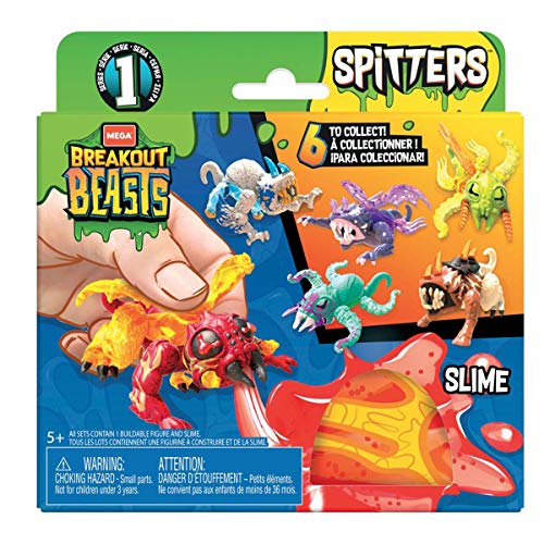 Mattel MegaBloks GGJ55 Breakout Beasts - Figuras espeluznantes en varios colores