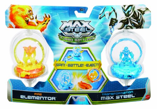 Max Steel - Turbo luchadores, pack de 2 (Mattel Y9483) , color/modelo surtido