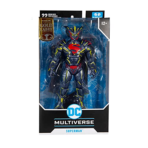 McFarlane DC Multiverse Figura de Acción Superman Energized Unchained Armor (Etiqueta Dorada) 18 cm (15173)