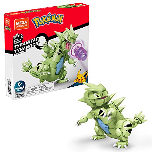 MEGA Construx Pokémon Tyranitar, Multicolor (Mattel GMD32)