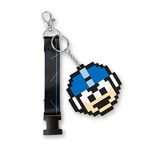 Mega Man Collectibles | Mega Man 1987 Lanyard | 8 - bit Mega Man Charm