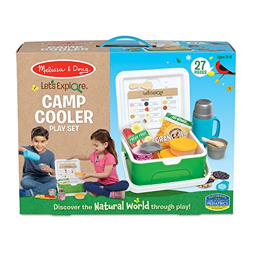 Melissa & Doug Let's Explore Camp Cooler Set Juego de simulación 3+ Regalo para niño o niña