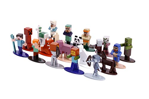 Minecraft Nano Metalfigs 20 Pack Wave 3 | 1.65 Inch Die-Cast Metal Figures