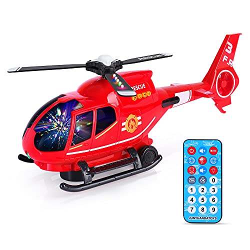 Mingfuxin Helicóptero teledirigido, 2 canales RC Aviones Juguetes listos para volar, Avión RC para niños y niñas principiantes (rojo)