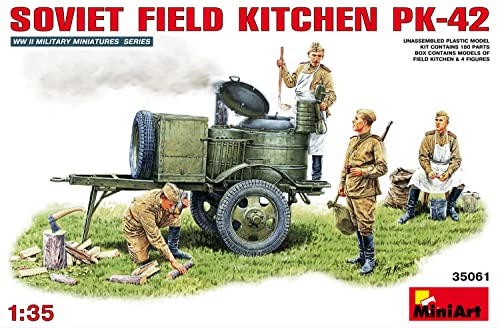 MiniArt 35061 Soviet Field Kitchen PK-42 - Cocina mvil sovitica en Miniatura (Escala 1:35)