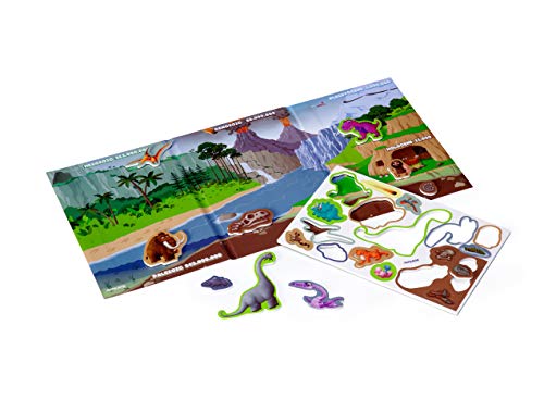 Miniland- On The Go: Evolution Juego magnético para niños, Multicolor (31972)