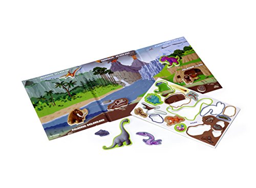 Miniland- On The Go: Evolution Juego magnético para niños, Multicolor (31972)