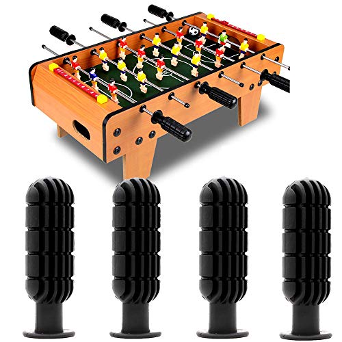 Mirrwin Foosball Grip Mango de Plástico Futbolín Piezas de Agarre de Fútbol de Mesa Reemplazo de Piezas de Agarre de Fútbol Se Adapta para Reemplazar el Agarre de Futbolín 8 PCS Negro