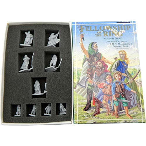 Mithril Miniatures The Fellowship of The Ring Box Set MB689-9X - Figuras de metal coleccionables (32 mm)