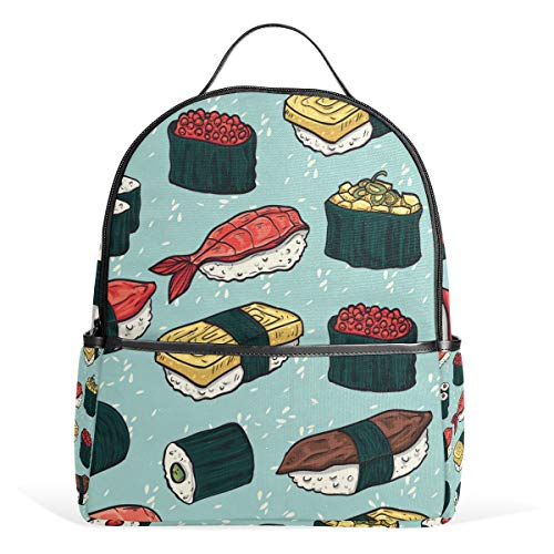 Mochila de sushi de dibujos animados para niños y niñas