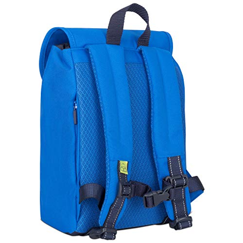 Mochila Infantil Niños y Niñas Azul - Johnny Urban Junior Bolso Liam Hecho de Botellas Pet Recicladas, Mochila para Niños Escolares, Guardería y Colegio, Repelente al Agua y sin BPA