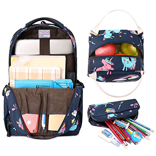 Mochila Niña Unicornio Mochilas Infantiles Girls School Bag Set Mochilas Chicas Niña Bolsas Escolares,Mochilas para Escuela Viaje