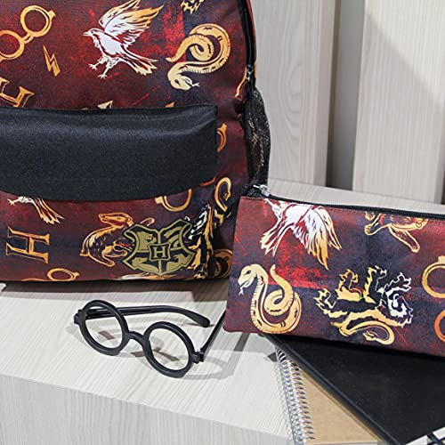 Mochilas, bolsos y papeleria harry potter Estuche Plano Escolar Triple de Harry Potter-Licencia Oficial Warner Bros Studios (ARTESANÍA CERDÁ SL 8427934431434)