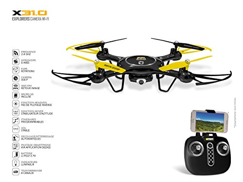 Mondo – 1 – Ultradrone X31.0 Explorers – New – R/C + CAM. WiFi