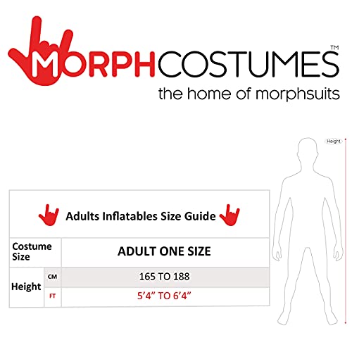 Morph Divertido Disfraz Inflable Sumo Adultos - Una talla le queda a la mayoría