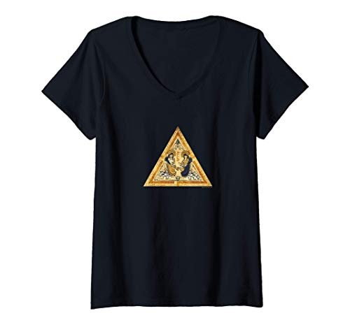 Mujer Star Trek: Picard Tarot Card Camiseta Cuello V