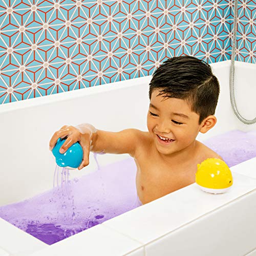 Munchkin Colour Buddies Conjunto de Bombas de Baño Hidratantes y Dispensador de Juguete, Incluye 20 Bombas de Baño de Colores y 2 Dispensadores de Juguete