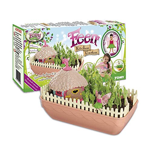 My Fairy Garden - Fairies Kitchen Garden Juego de cocina Juego de juguete para niños de 4 años a las propias plantas. Jugar Consume Breeding Research incl. Semilla de guisante