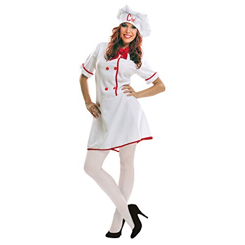 My Other Me Me-202633 Disfraz de cocinera para mujer, S (Viving Costumes 202633)