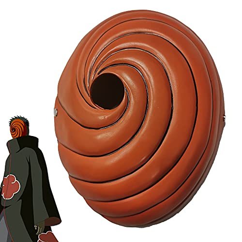 Naruto Akatsuki Tobi Obito Máscara Látex Anime Cosplay Disfraz Regalo Halloween Accesorios Masquerade