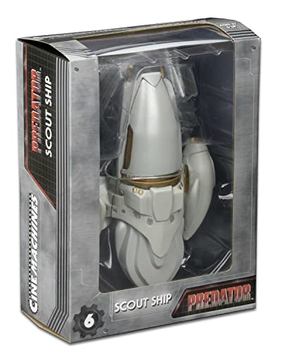 NECA-3063419506 Other License Predators Predator Scout Ship, Replica 15 cm, Cinemachines Die Cast Collectibles Serie 2, Multicolor, (19506)