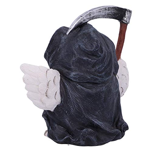 Nemesis Now Reapers Flight Grim Reaper Owl Familiar Figura, Blanco, 12,5 cm