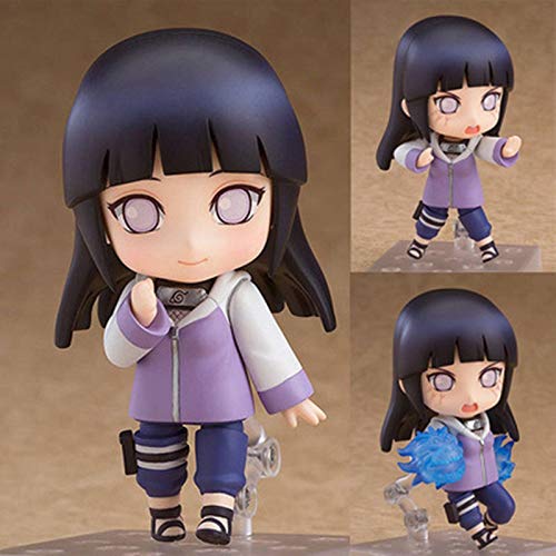 Neopllo Naruto: Hyūga Hinata Q Version Anime Figura CLORURO DE POLIVINILO Figura Figura de acción Caracteres Estatuilla Estatuilla CLORURO DE POLIVINILO Adornos de regalo del regalo del regalo del jue