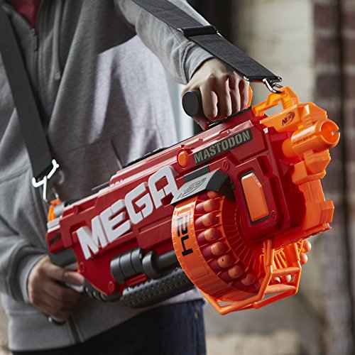 Nerf-N-Strike Mega Mastodon Toy Blaster, Color (desestablecido), (Unset) (Hasbro B5575F07)