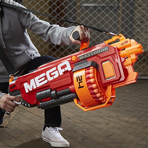 Nerf-N-Strike Mega Mastodon Toy Blaster, Color (desestablecido), (Unset) (Hasbro B5575F07)