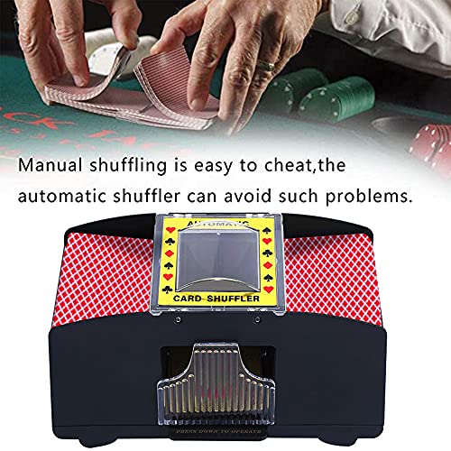 Ni-SHEN Casino automático tarjeta Shuffler USB/funciona con pilas para la familia Party Poker/Blackjack/UNO(1-2 baraja de la tarjeta)