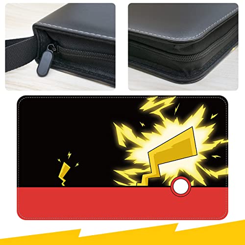 NICEKOOL® Álbum Cartas para Pokémon - Carpeta Pokemon Tarjetas, Álbum Titular Tarjetas para Cartas 2022, Álbum Entrenador Cartas GX EX 50 páginas 400 tarjetas capacidad