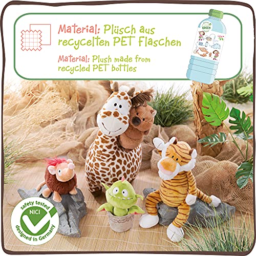 NICI Gisela la Planta carnívora magnético de Juguete 12cm – MagNICI Imán Nevera de Peluche – Peluches de Animales con imanes para tablones de anuncios de Metal y más – Colección Wild Friends GO Green