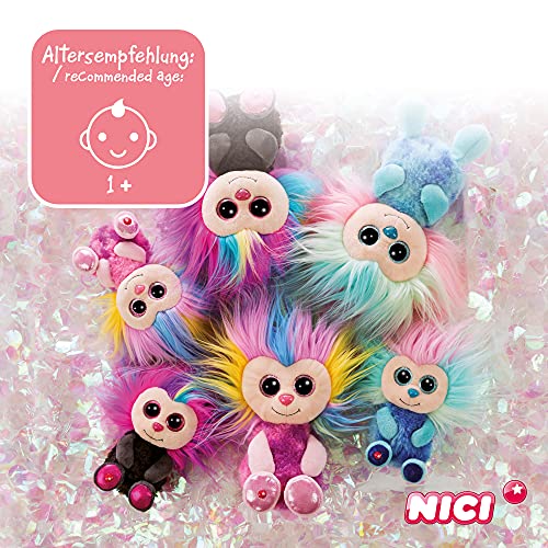 NICI Glubschis: El tierno muñeco de Trapo Original Fee Azizi 25 cm – Juguetes de Peluche con Grandes Ojos Brillantes y Peinados Locos, Hada de Peluche Suave esponjosa para abrazar y Jugar, 46896