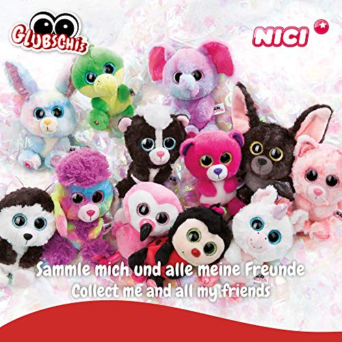 NICI Glubschis: El tierno muñeco de Trapo Original Fee Salili 25 cm - Juguetes de Peluche con Grandes Ojos Brillantes y Peinados Locos, Hada de Peluche Suave esponjosa para abrazar y Jugar, 46897