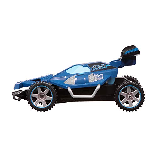 Nikko - Carreras Buggies - Coche direccional - Coche teledirigido - Coche RC para niños - Alien Panic Blue