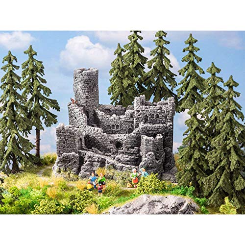 NOCH- Castle Ruin 15,5 x 10 cm, 12 cm High Castillo, Multicolor (58609)