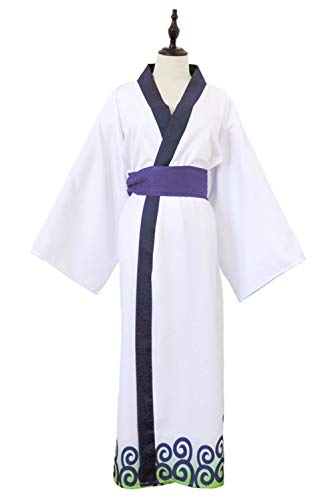 NoryNick Roronoa Zoro Cosplay traje de anime capa bata Wano Country Kimono trajes Halloween traje, verde, XX-Large