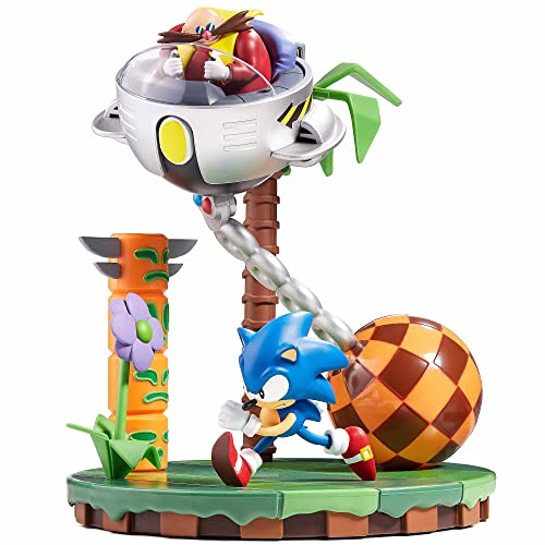 numskull Sonic 30th Anniversary - Sonic vs Dr. Eggman (24cm) Diorama Statue (5056280431640)