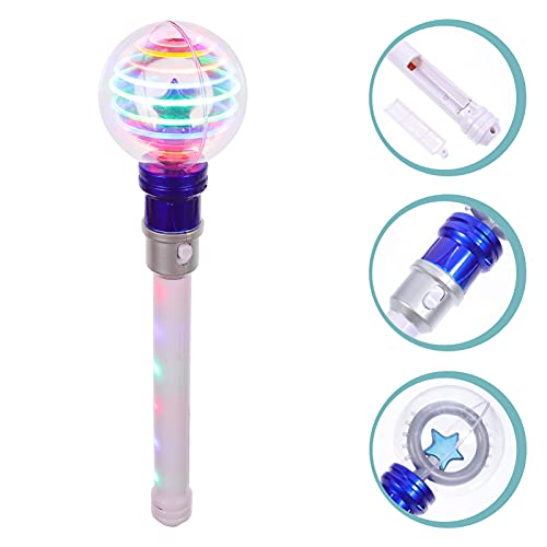 NUOBESTY Light Up Orbiter Spinning Wand Led Spin Toy Fun Fiesta de cumpleaños Favor Carnaval Premio Niños Mano Brillante Juguete Azul