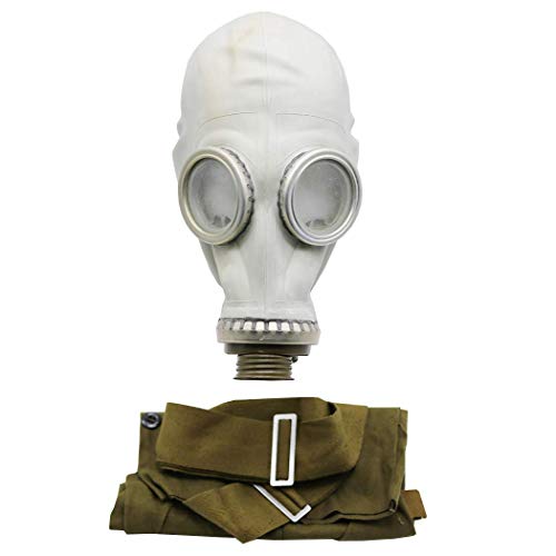 Oldshop Juego de máscaras de Gas GP5 - Máscara de Gas Militar Rusa soviética Replica Conjunto de artículos coleccionables con máscara, Bolsa y Filtro: Aspecto auténtico (M)